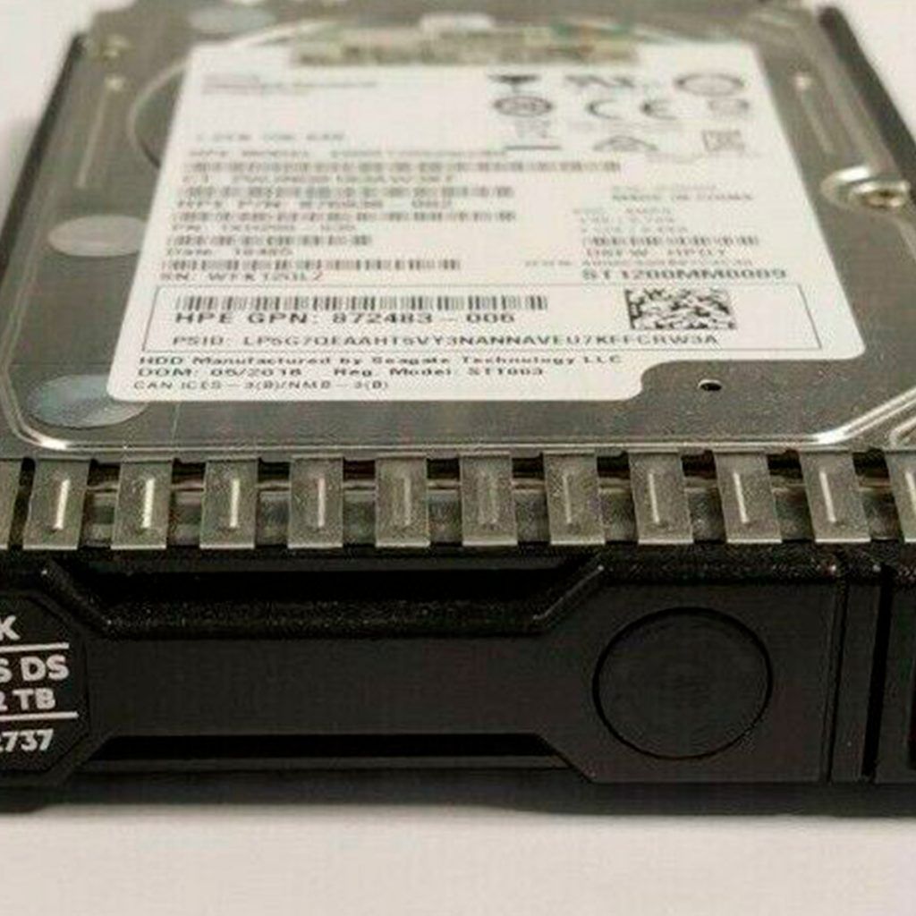 Disque Dur HP 1.2 To SAS 2.5" 10K - Modèle EG001200JWJNK, Ref 787648-001 / 876936-002 - Pour Serveur, Occasion Fonctionnel