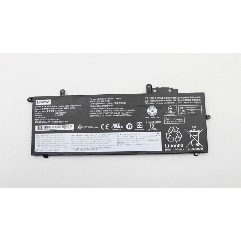 Replacement Battery For Lenovo ThinkPad Yoga 260/370/X380 – 15.2V 44Wh, 4-Cell, 3-Year Warranty