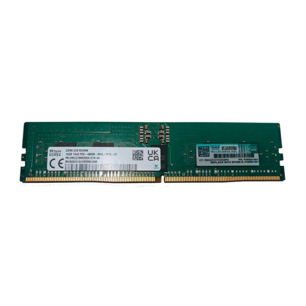 MEMORIA - HPE 16GB 1Rx8 DDR5-4800 CAS-40-39-39 EC8 RDIMM - P43322-B21