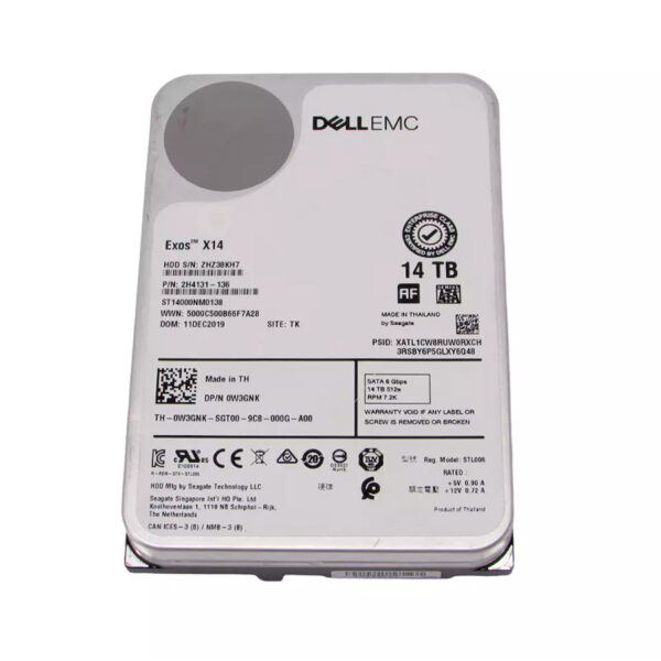 DISCO DURO - DELL 14-TB 6G 7.2K 3.5 SATA  G14-G16 - W3GNK